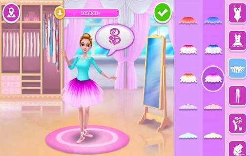 Pretty Ballerina - Dress Up in Style & Dance Game Play